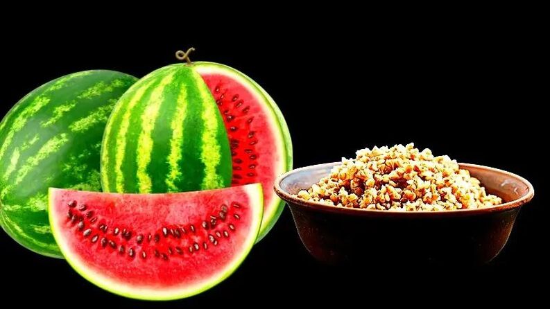 meloun a pohanka na hubnutí