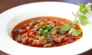 zeleninová polévka pro dietu 6 okvětních lístků